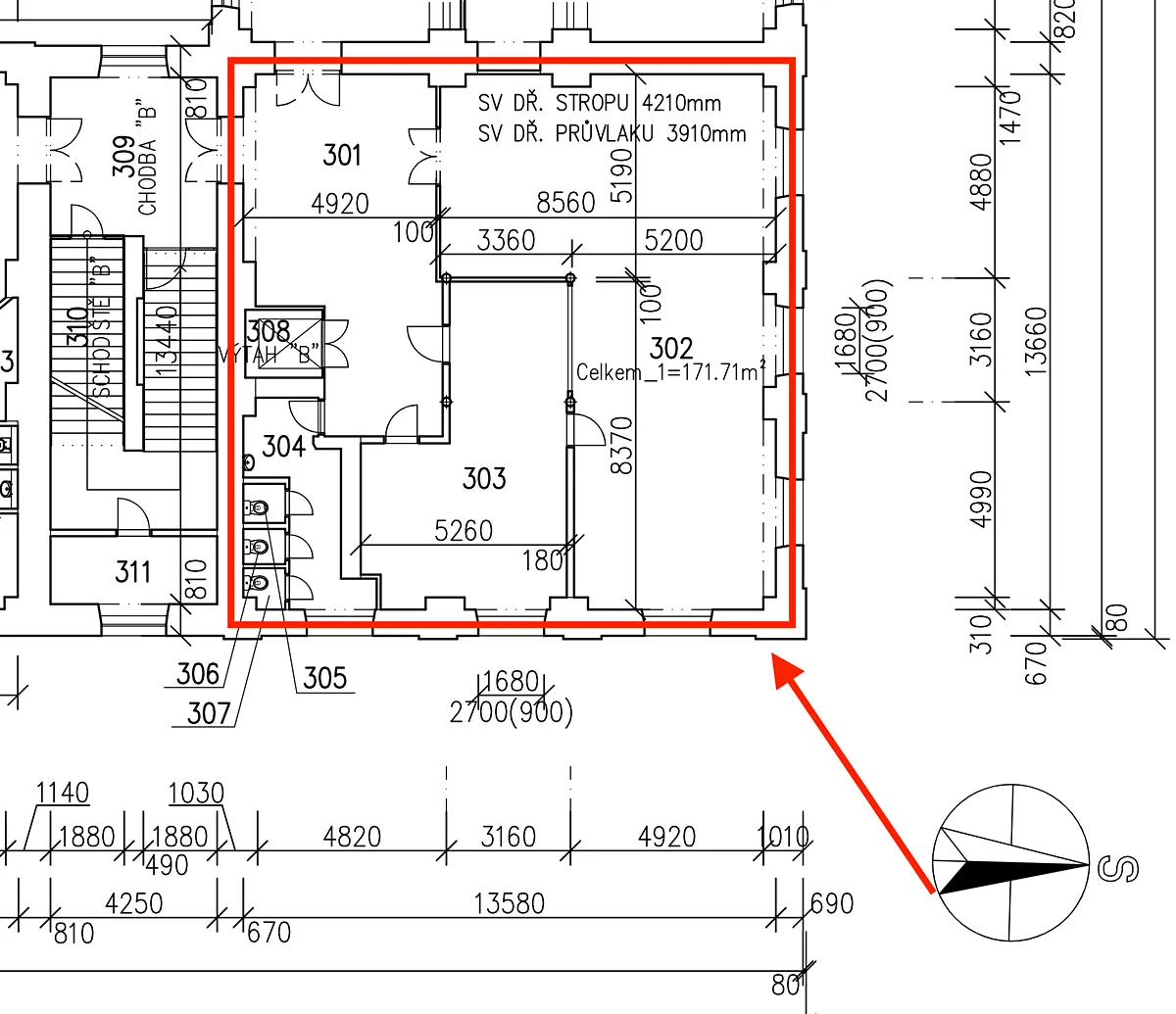 Pronájem obchodního prostoru 122 m²